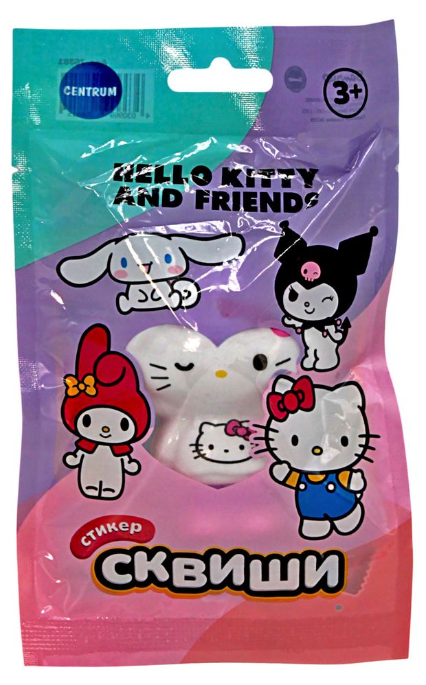Сквиш Centrum Hello Kitty and Friends 1 шт в ассортименте 90₽