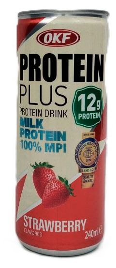 Напиток газированный OKF протеиновый со вкусом клубники Корея 024 л 200₽