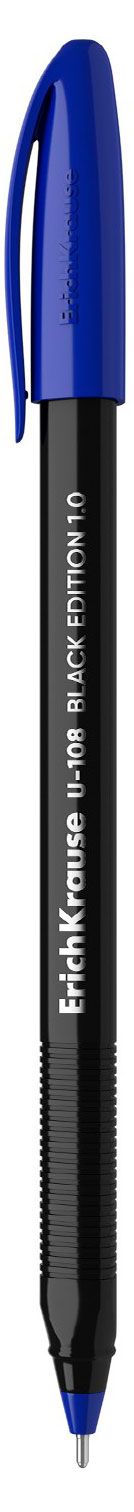 Ручка шариковая ErichKrause U-108 Stick Black Edition синяя 1.0 мм, 1 шт