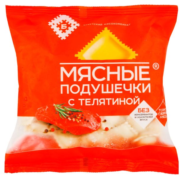 Пельмени мясные БМК с телятиной замороженные Беларусь, 430 г