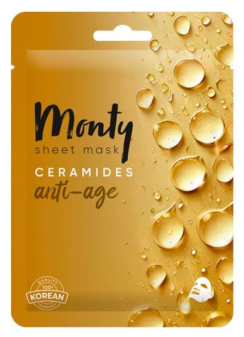Маска для лица Monty Антивозрастная с церамидами, 1 шт