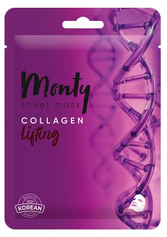 Маска-лифтинг для лица Monty с коллагеном, 1 шт