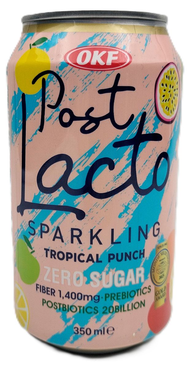 Напиток газированный OKF Post Lacto Тропический пунш без сахара Корея 035 л 170₽