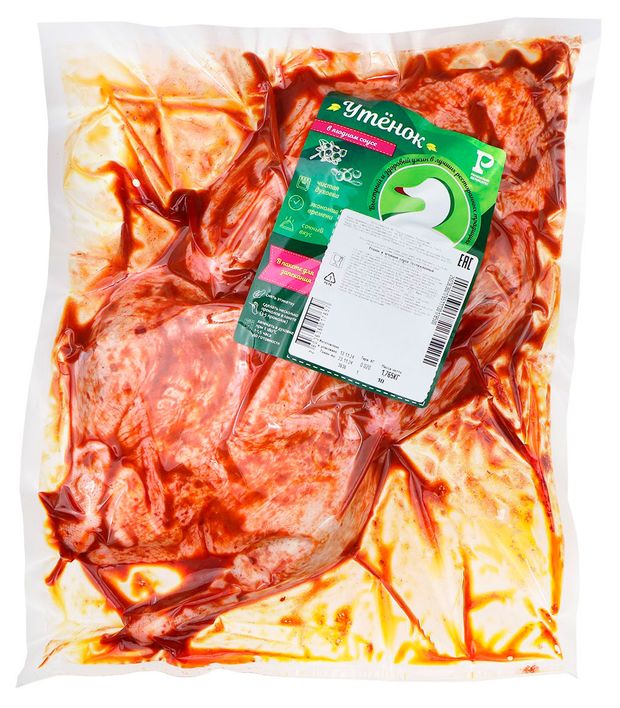 Тушка утенка Раменский Деликатес в ягодном соусе охлажденная 2 кг 530₽