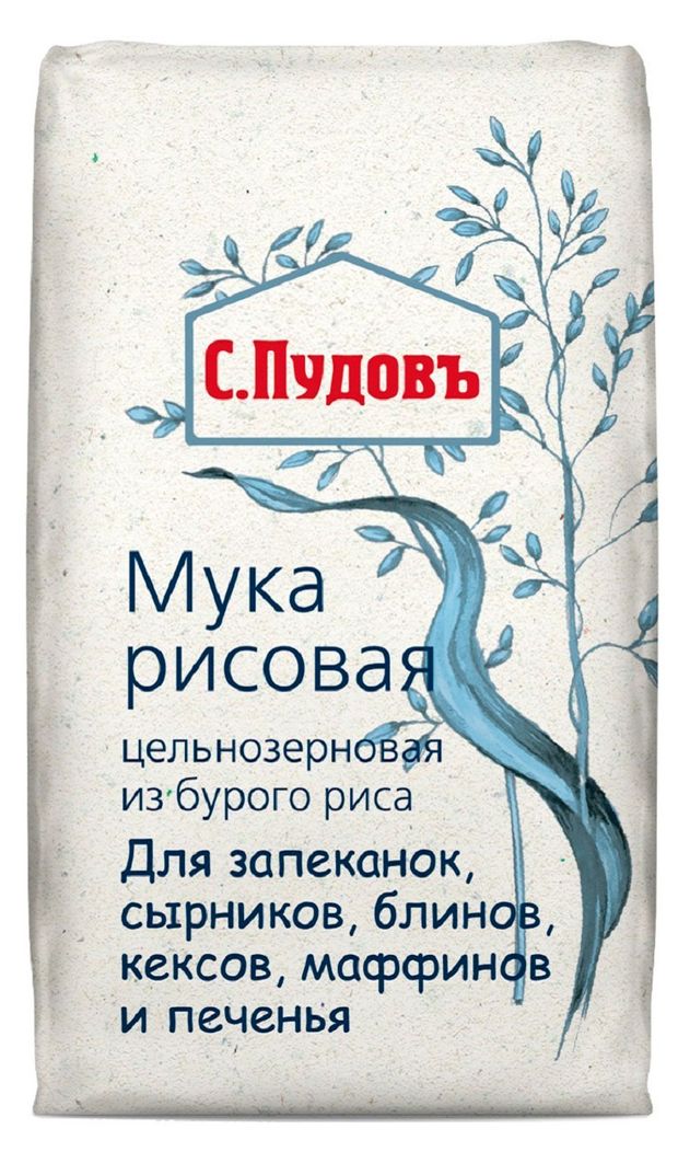 Мука из бурого риса цельнозерновая СПудовъ 500 г 160₽