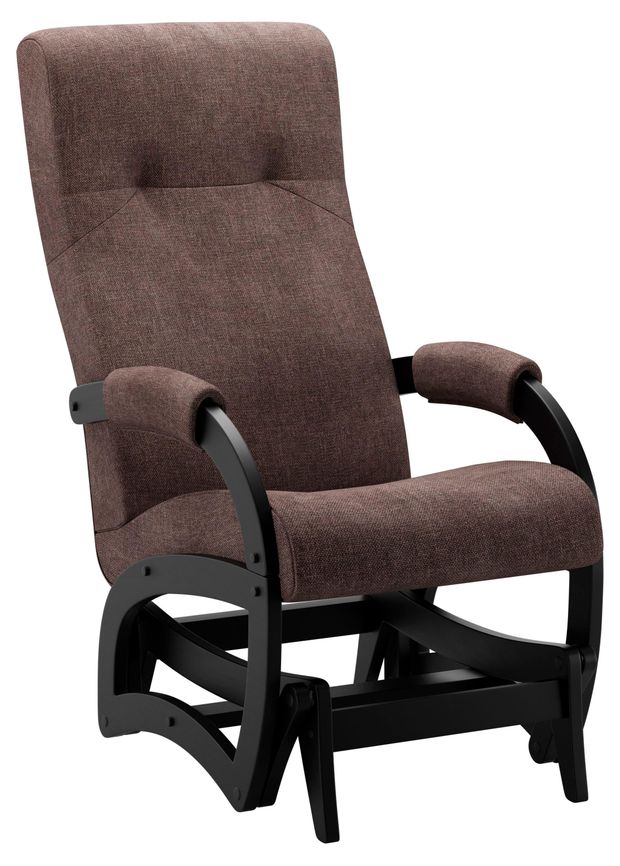 Кресло-маятник Рики коричневое,