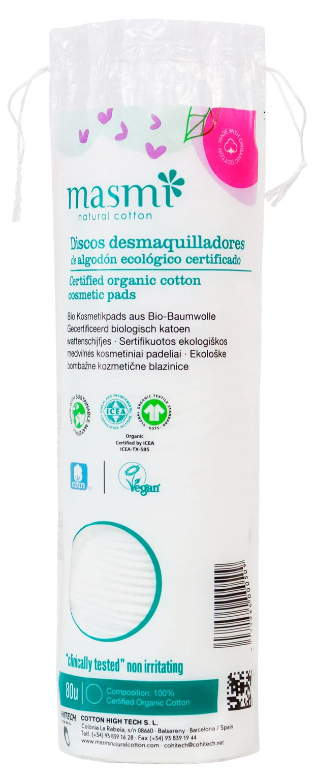 Ватные диски Masmi Испания 80 шт 290₽
