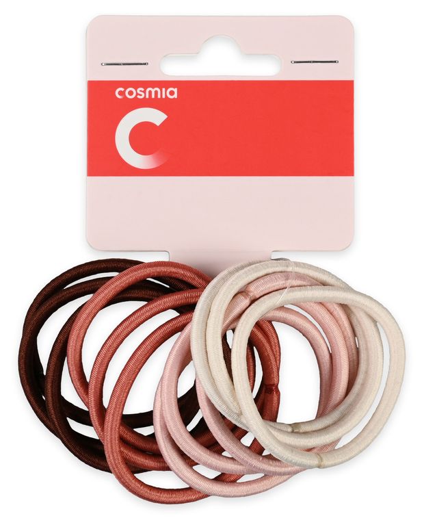 Резинки для волос Cosmia тонкие, 12 шт