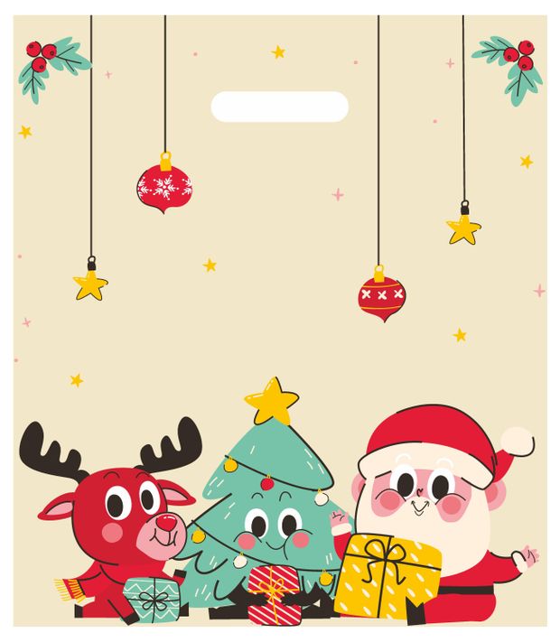 Пакет подарочный АШАН Красная птица 36х43 см 1 шт в ассортименте 13₽