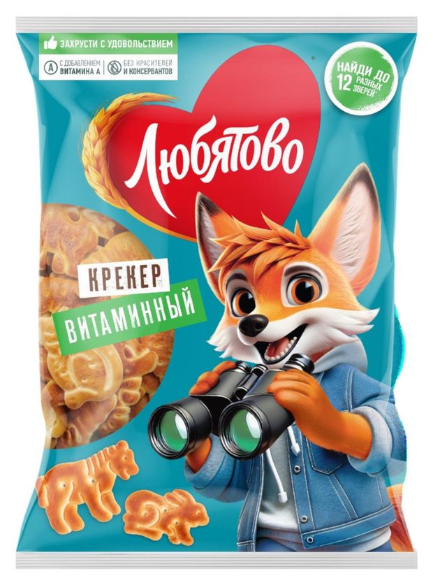 Крекер Любятово Витаминный, 300 г