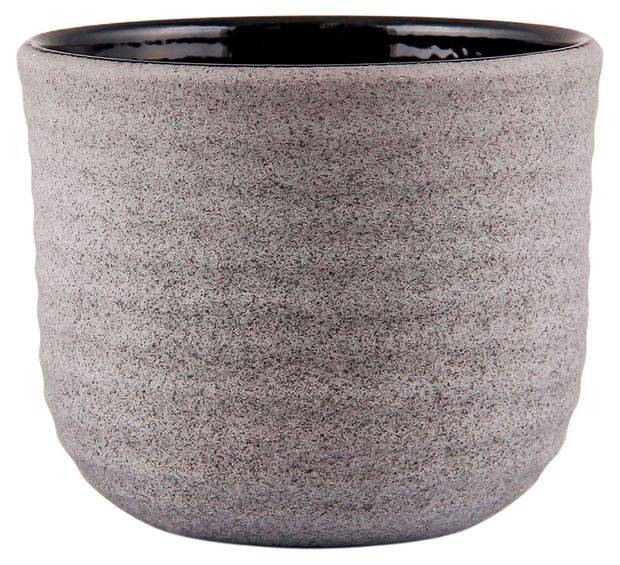 Горшок керамический Garden Star серый 12 см 230₽