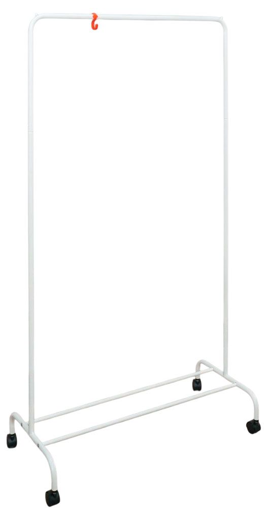 Вешалка напольная гардеробная Радуга 2 белая 90х39х152 см 1899₽