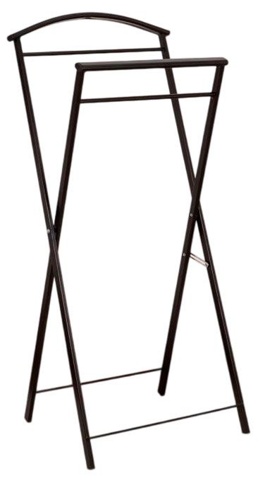 Вешалка напольная костюмная Контур черная 44х31х98 см 2199₽
