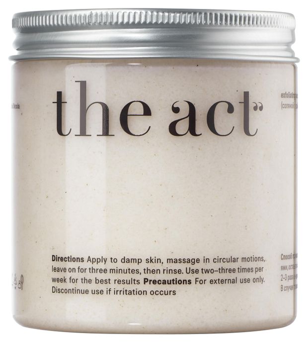 фото Скраб-бальзам для тела the act соляной кокос, 300 г