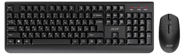 Комплект клавиатура + мышь Acer OCC401 черный