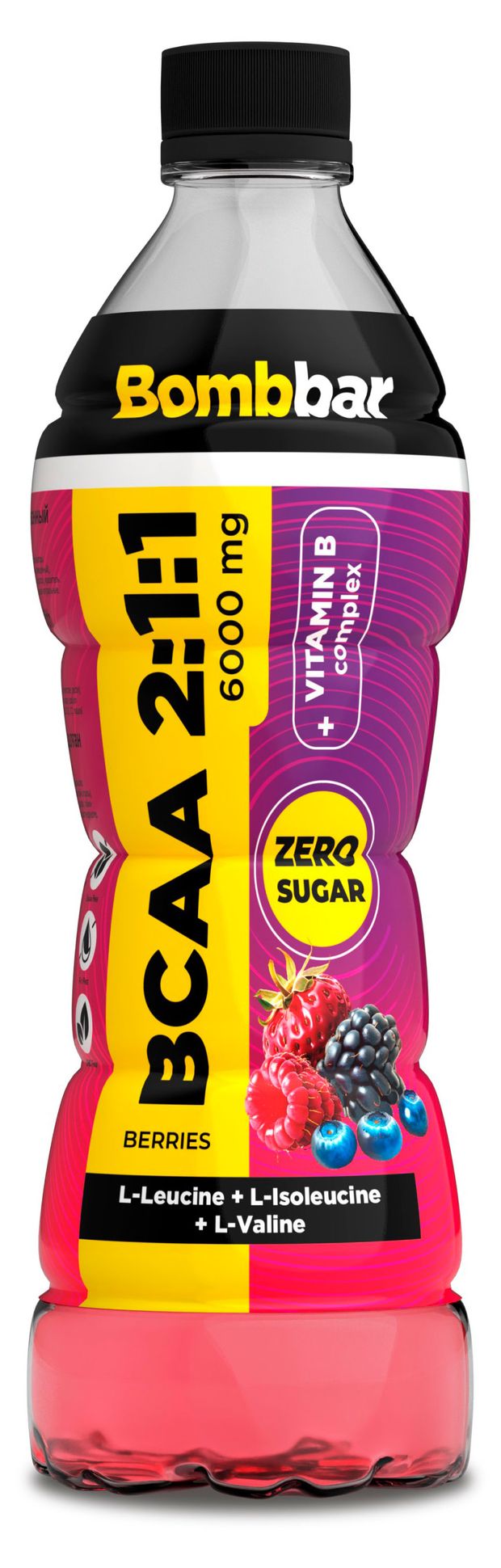Напиток газированный Bombbar BCAA со вкусом ягод 500 мл 115₽