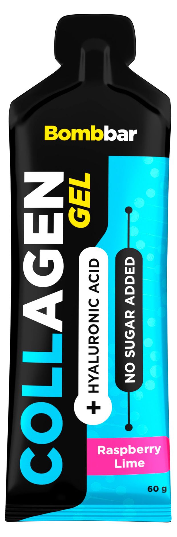Гель питьевой Bombbar с коллагеном со вкусом малины и лайма, 60 г