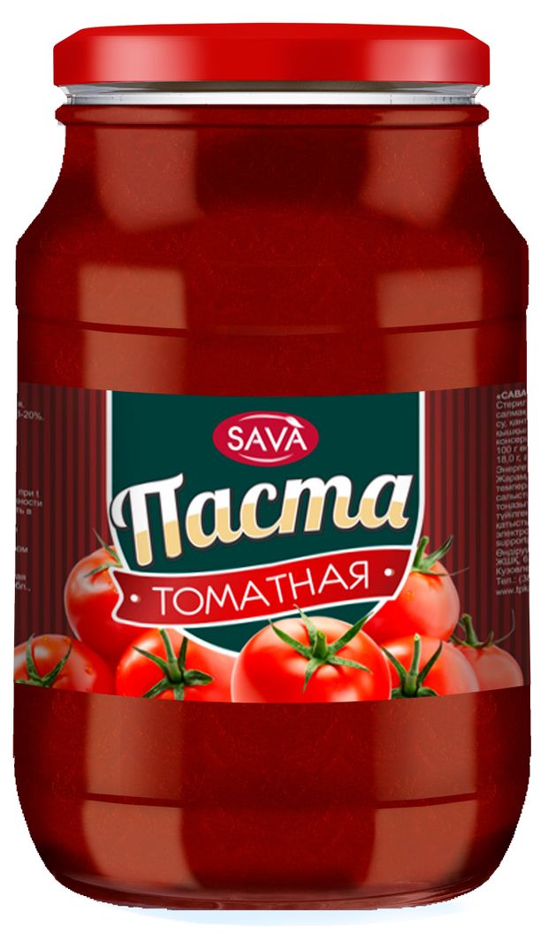 Паста томатная SAVA 20%, 1 кг