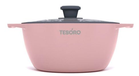 Кастрюля Нева Металл Посуда Tesoro Pink индукционная, 4 л