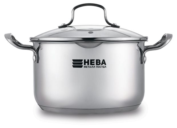 Кастрюля Нева Металл Посуда Ritmo из нержавеющей стали, 1,8 л