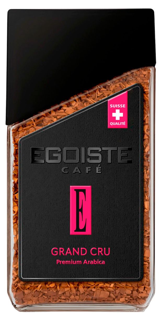 Кофе растворимый Egoiste Grand Cru с добавлением молотого 95 г 1100₽