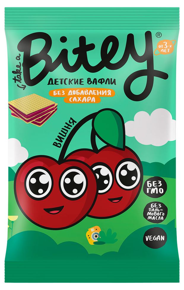 Вафли Take a Bitey вишня-свекла 35 г 50₽