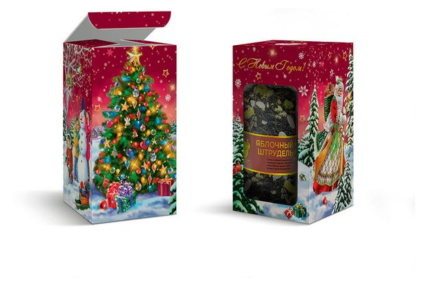 Смесь черного и зеленого чая Первая Чайная компания Яблочный штрудель 110 г 270₽