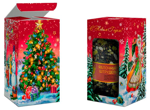 Смесь черного и зеленого чая Первая Чайная компания Яблочный штрудель 110 г 270₽