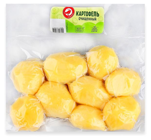 Картофель очищенный АШАН Красная птица 1 кг 170₽