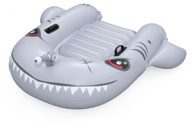 Лодка надувная детская BESTWAY для плавания Акула Sharkventure, 1,6x1,15 м