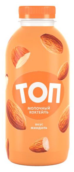 Коктейль молочный ТОП со вкусом миндаля 2 БЗМЖ Беларусь 450 г 78₽