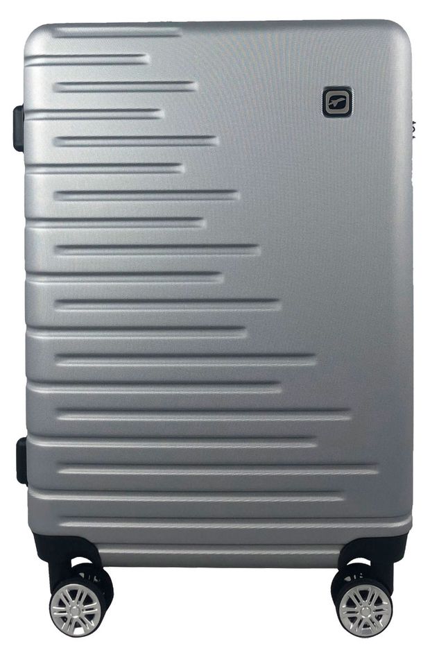 Чемодан жесткий Airport серый 8 колес р L 7327₽