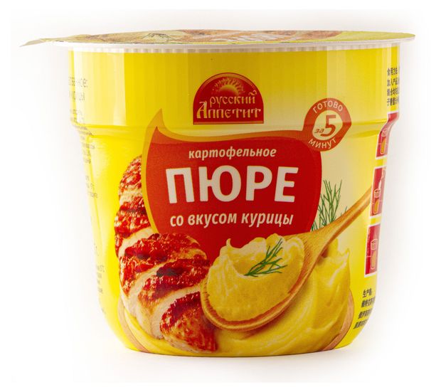 Пюре картофельное Русский Аппетит со вкусом курицы, 37 г