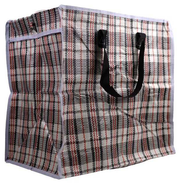 Сумка дорожная АШАН Красная птица клетчатая 80х28х50 см 110 л 350₽