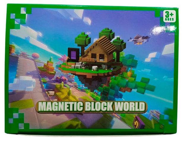 Конструктор магнитный minecraft, 32 детали