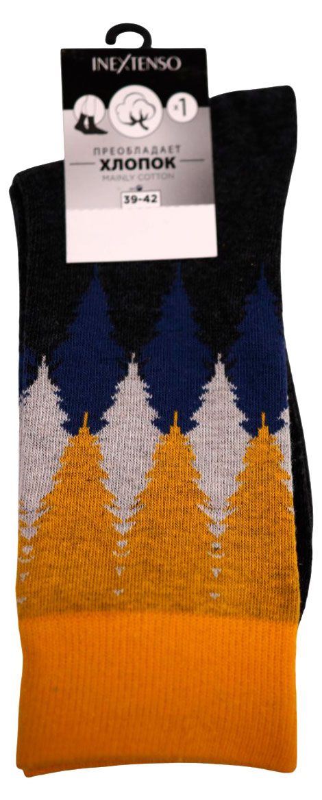 Носки мужские InExtenso темно-серые, р. 39/42-43/46