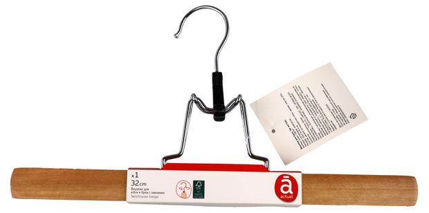 Вешалка для брюк Actuel деревянная 32х2,3х16,5 см, 1 шт
