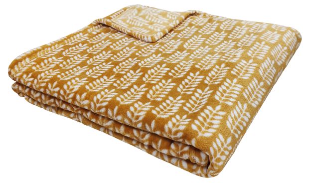 Плед Actuel фланелевый с принтом, 125х150 см