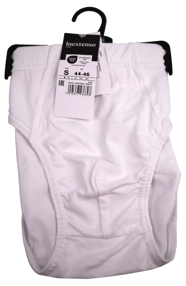 Трусы мужские InExtenso слипы белые, р S-3XL