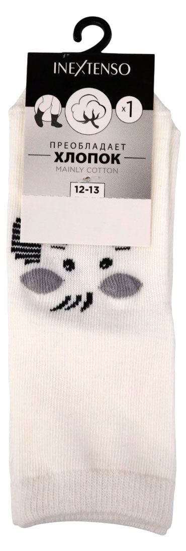 Носки для девочки InExtenso белые, р 12-13/13-14