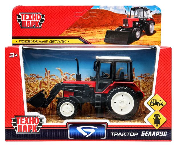 Машина Технопарк Металлическая Трактор МТ3 Беларус 1 шт в ассортименте 730₽