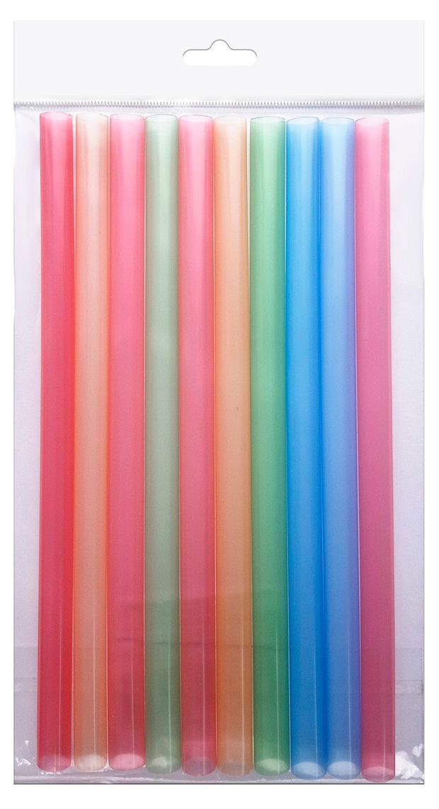 Набор трубочек для бабл-ти 21х1,2 см, 10 шт