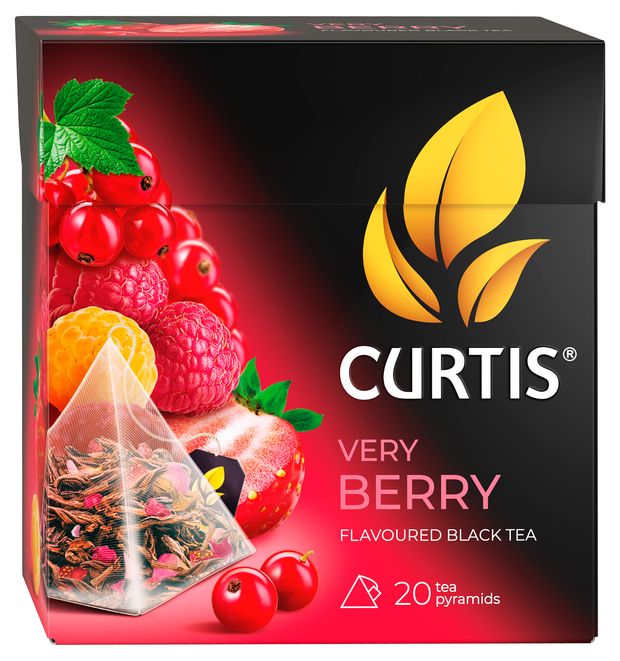 Чай черный CURTIS Very Berry 20х17 г 165₽