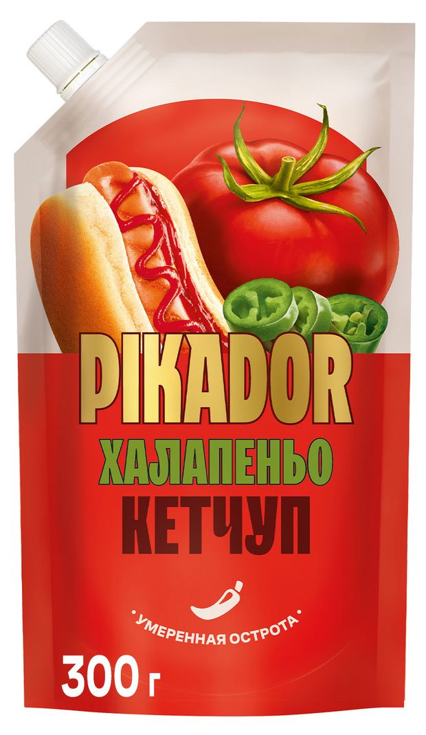 Кетчуп Pikador с халапеньо 300 г 80₽