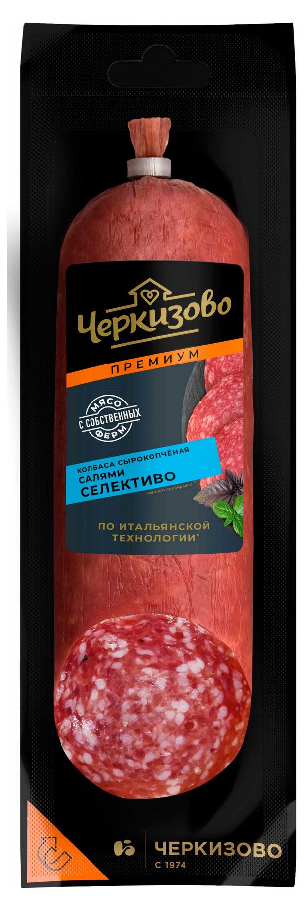 Колбаса сырокопченая Черкизово Премиум Салями селиктиво 05 кг 1050₽