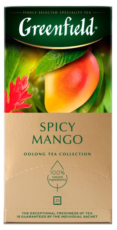 Чай оолонг Greenfield Spicy Mango 25х15 г 133₽