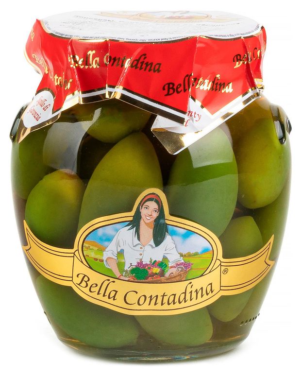 Оливки Bella Contadina Bella di Cerignola с косточкой Италия 290 г 680₽
