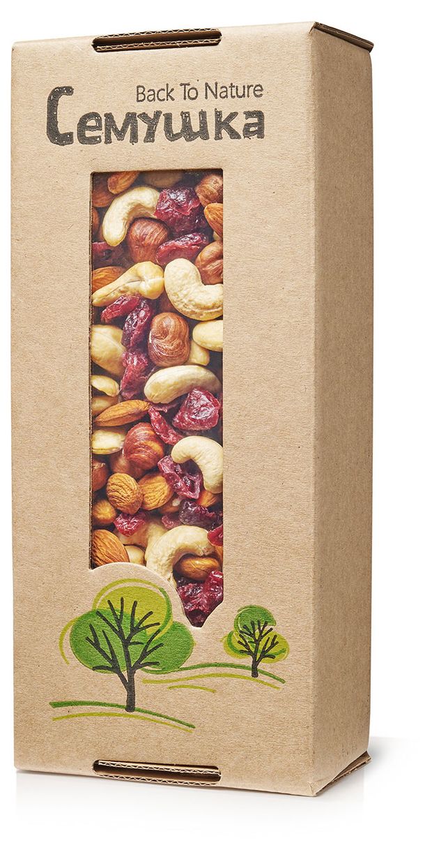 Смесь орехов с клюквой Семушка 500 г 1000₽