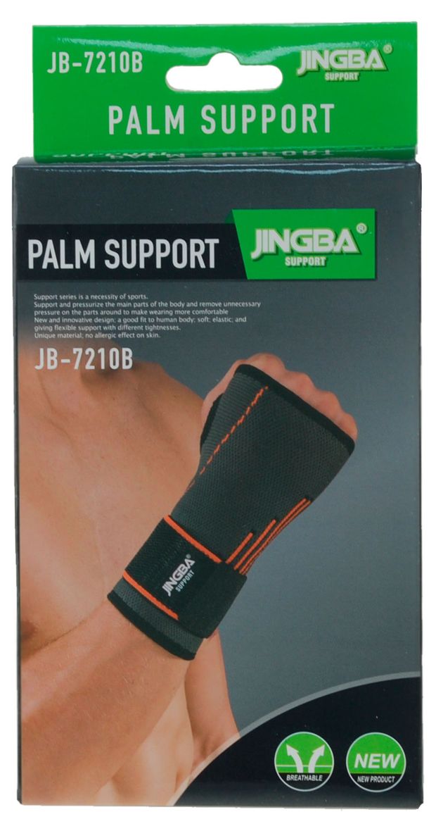 Суппорт для кистей рук JINGBA SUPPORT эластичный, 1 шт в ассортименте
