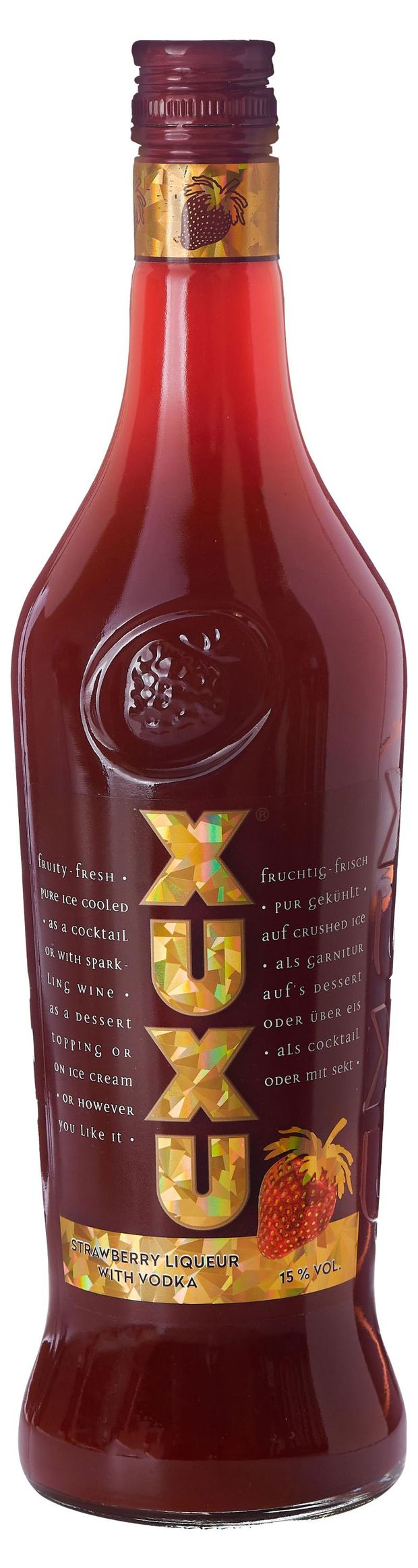 Ликер десертный XUXU со вкусом клубники Германия, 0,7 л